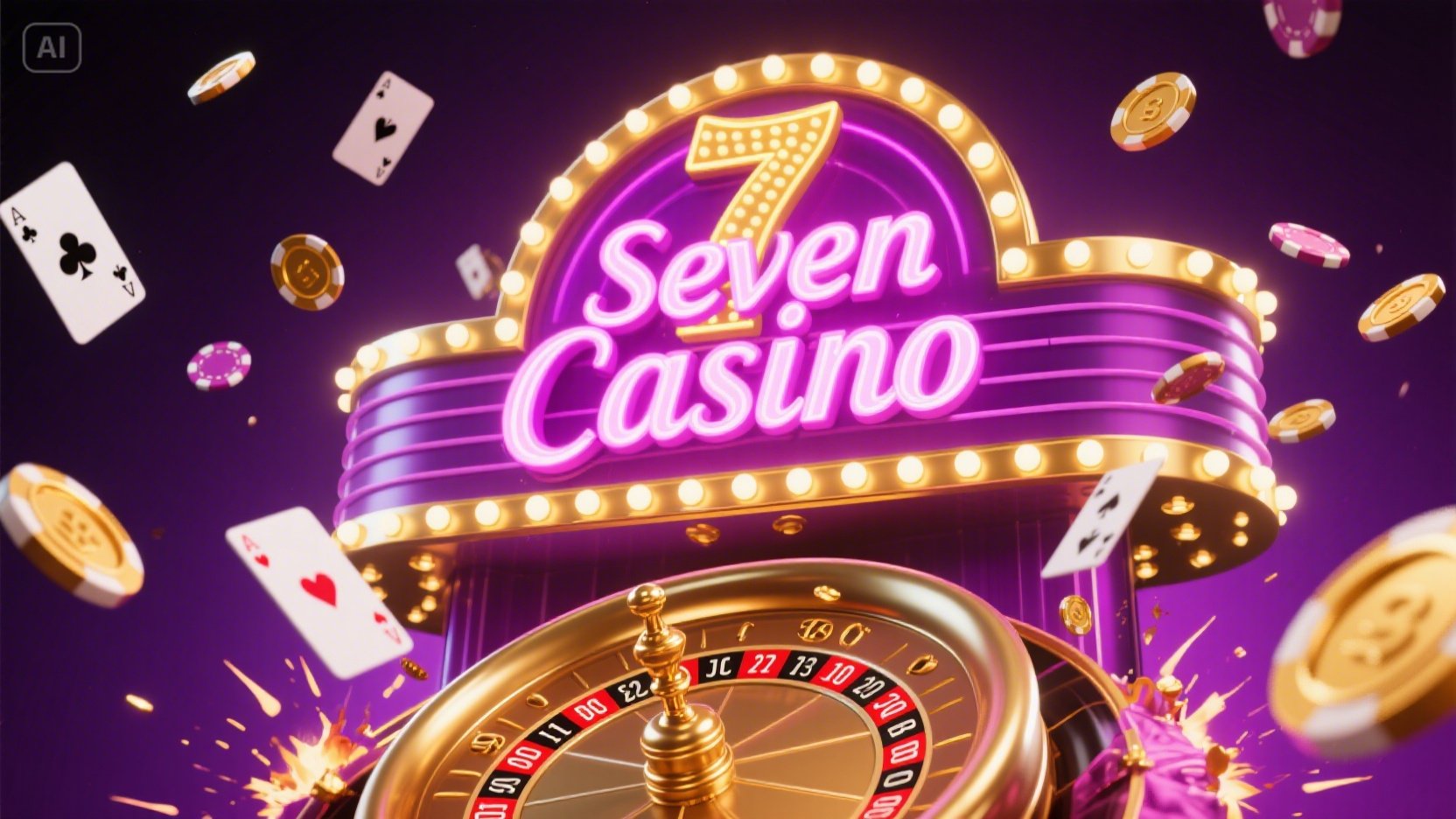 Interface de Seven Casino